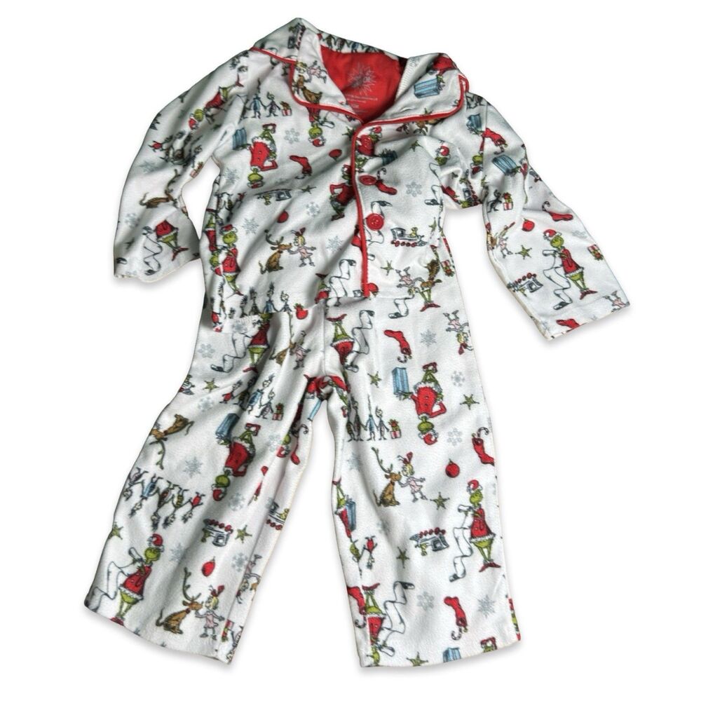 The Grinch 2pc Pajama Set 12M | Dr. Seuss Christmas | Cindy Lou Who